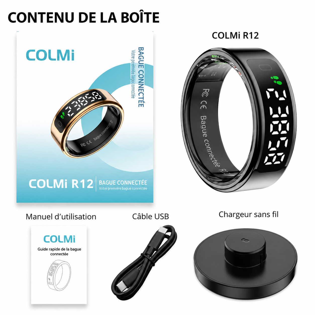 COLMI R12 – La Bague Intelligente Nouvelle Génération