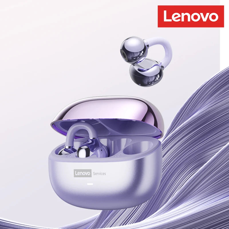 Écouteurs Bluetooth Lenovo LE302 OWS – Confort Ouvert, Son Spatial 9D & Bluetooth 6.0