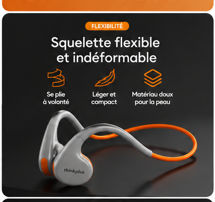 Lenovo X7 – Écouteurs Bluetooth 5.3 Conduction d’Air Sport & Gaming